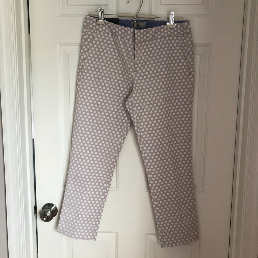 NWT Polka dot Banana Republic crop pants